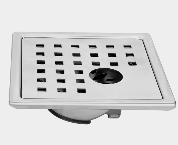 PR-109 Auto Close Cockroach Trap Stainless Steel Floor Drain Pest Control Kitchen Bathroom Hotel Restaurant Industrial Anti-Rust Waterproof Easy Install Durable Flip Bowl Mechanism Sewer Block Odor Proof Hygienic Professional Grade